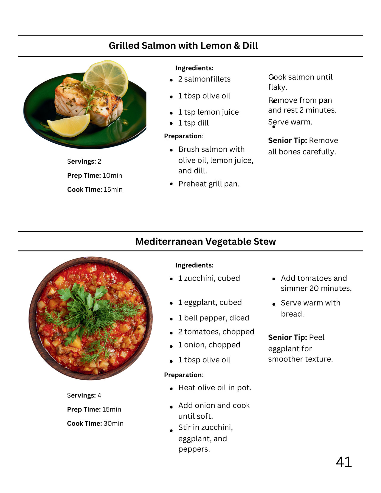 Mediterranean Diet Cookbook for Seniors