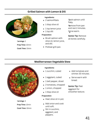 Thumbnail for Mediterranean Diet Cookbook for Seniors