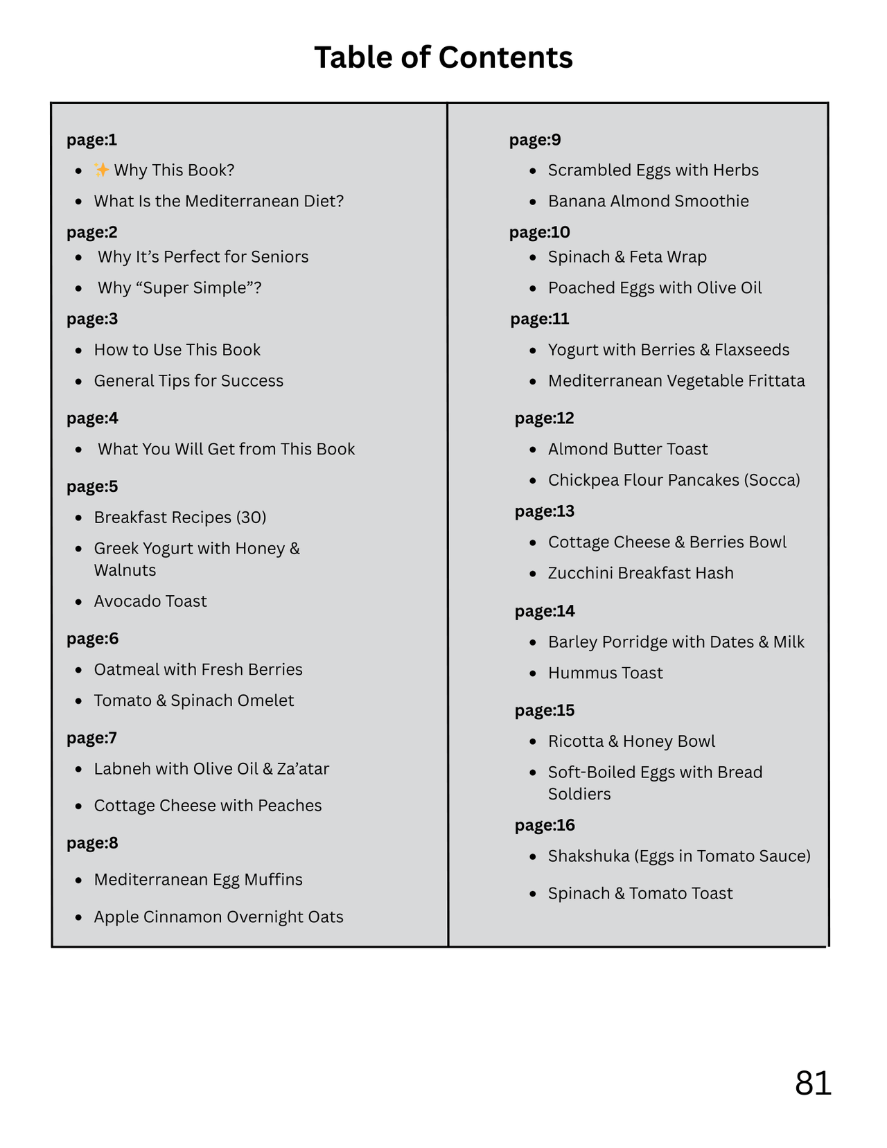 Mediterranean Diet Cookbook for Seniors